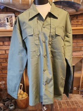 Sixka Tactical 707 Gear Olive Green Utility Jacket Size 44 Weather Resistant